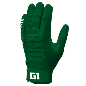 G1® Youth Football Gloves Dark Green
