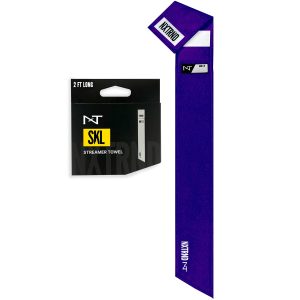 Streamer Football Towel Purple